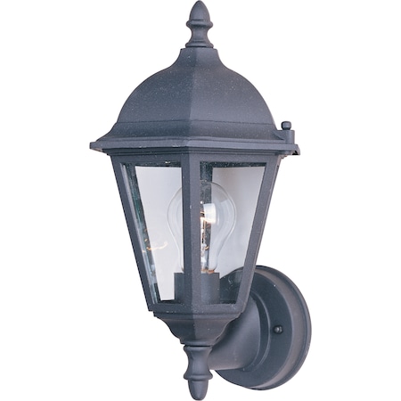 Maxim Lighting Westlake 1-Light 8" Wide Black Outdoor Wall Sconce 1002BK